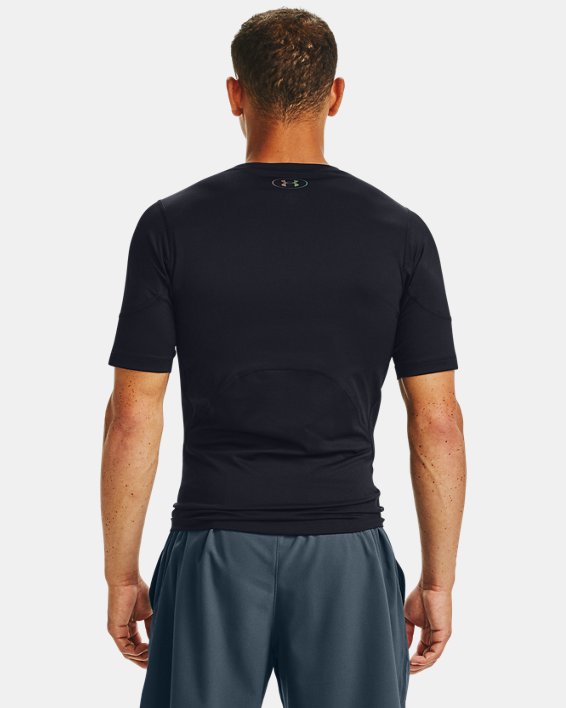 T-shirt à manches courtes UA RUSH™ HeatGear® 2.0 Compression pour homme, Black, pdpMainDesktop image number 2